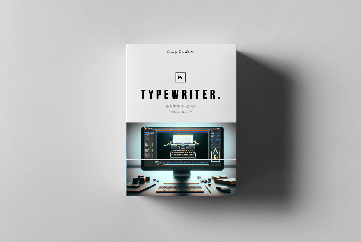Typewriter animation template